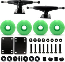 Load image into Gallery viewer, Versatile Skateboard Set: 5.0 Trucks, 52mm 99A Wheels &amp; ABEC 7 Bearings Included