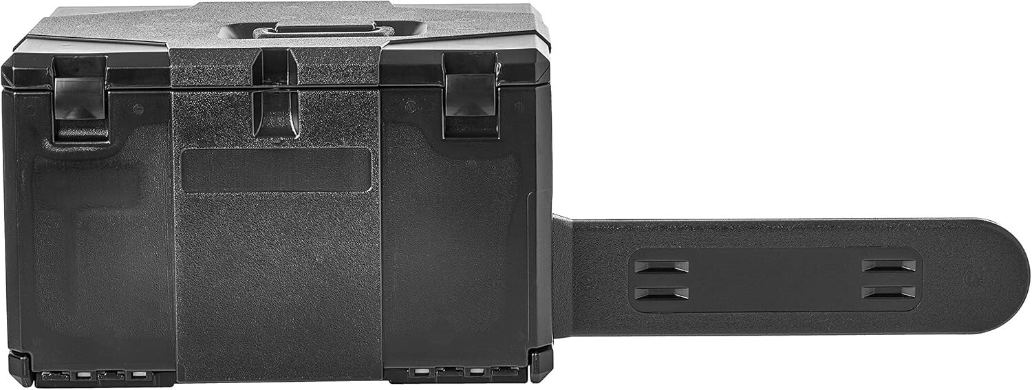 All-In-One Chainsaw Case with Locking Scabbard - Durable Protection in Black