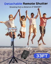 Load image into Gallery viewer, Lightweight Aluminum 3-in-1 Selfie Stick Tripod for Effortless Shooting