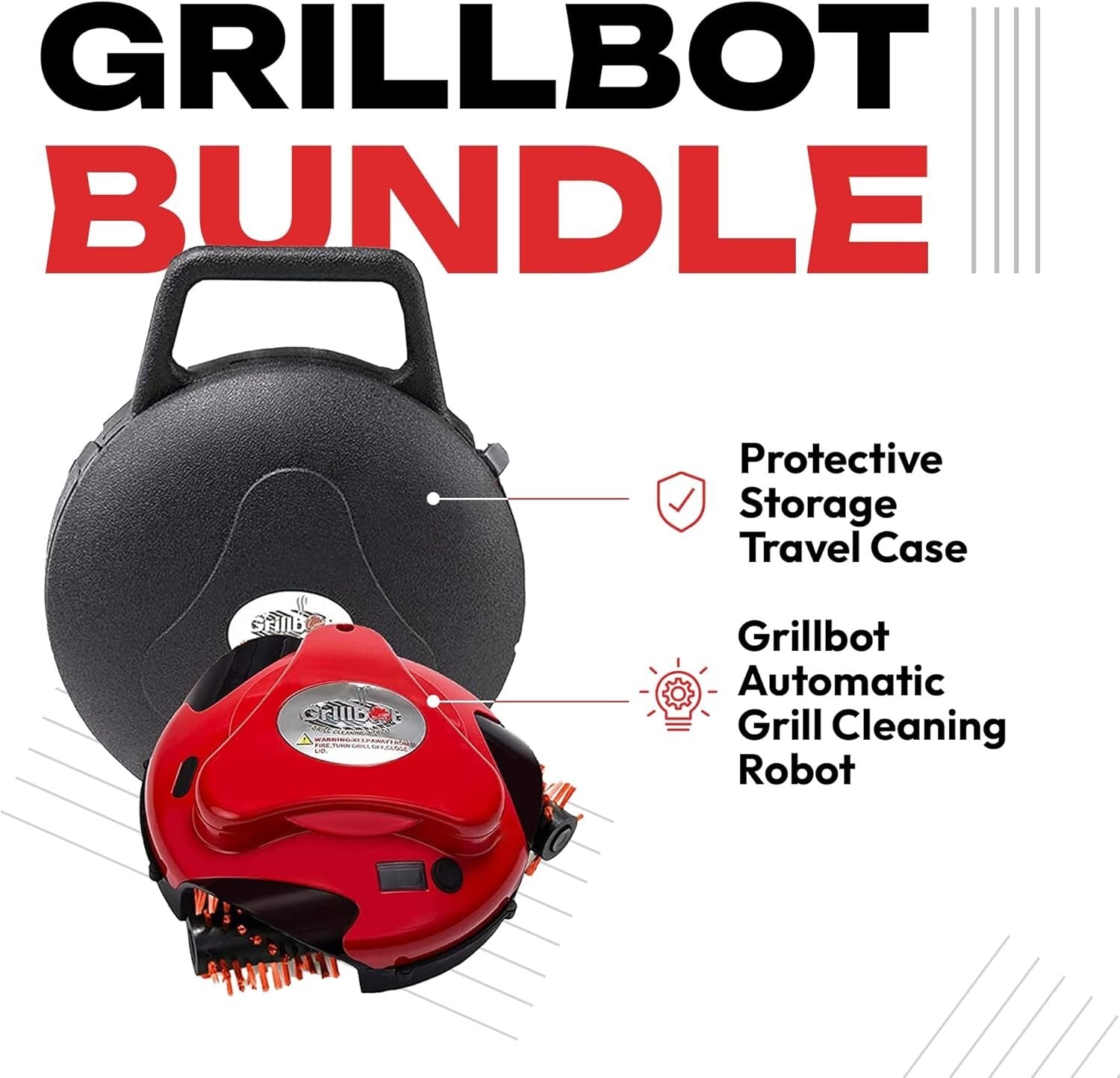 Ultimate BBQ Grill Cleaner Robot with LCD Timer – Perfect Gift for Grill Lovers