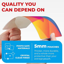 Load image into Gallery viewer, Professional Quality 5MIL Thermal Laminating Sheets - Ideal for Home &amp; Business