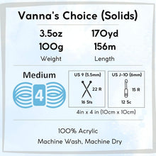 Load image into Gallery viewer, 6 Skeins Vanna's Choice Grey Marble Yarn with Matching Project Bag for Crafters