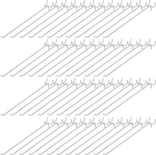 Load image into Gallery viewer, Space-Saving 10-Inch Adjustable Pegboard Hooks - 100 Piece Stainless Steel Set