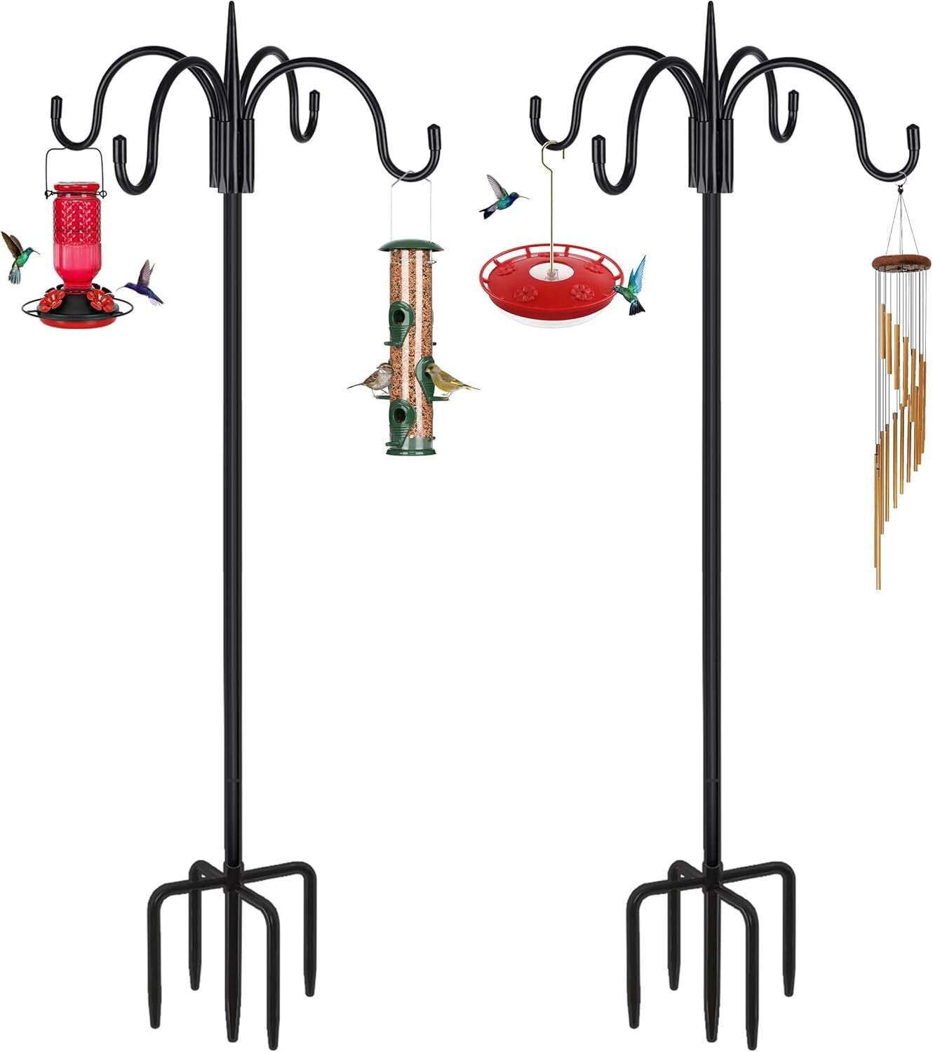 Durable Adjustable Shepherd Hooks for Outdoor Use - Perfect for Wedding Decor