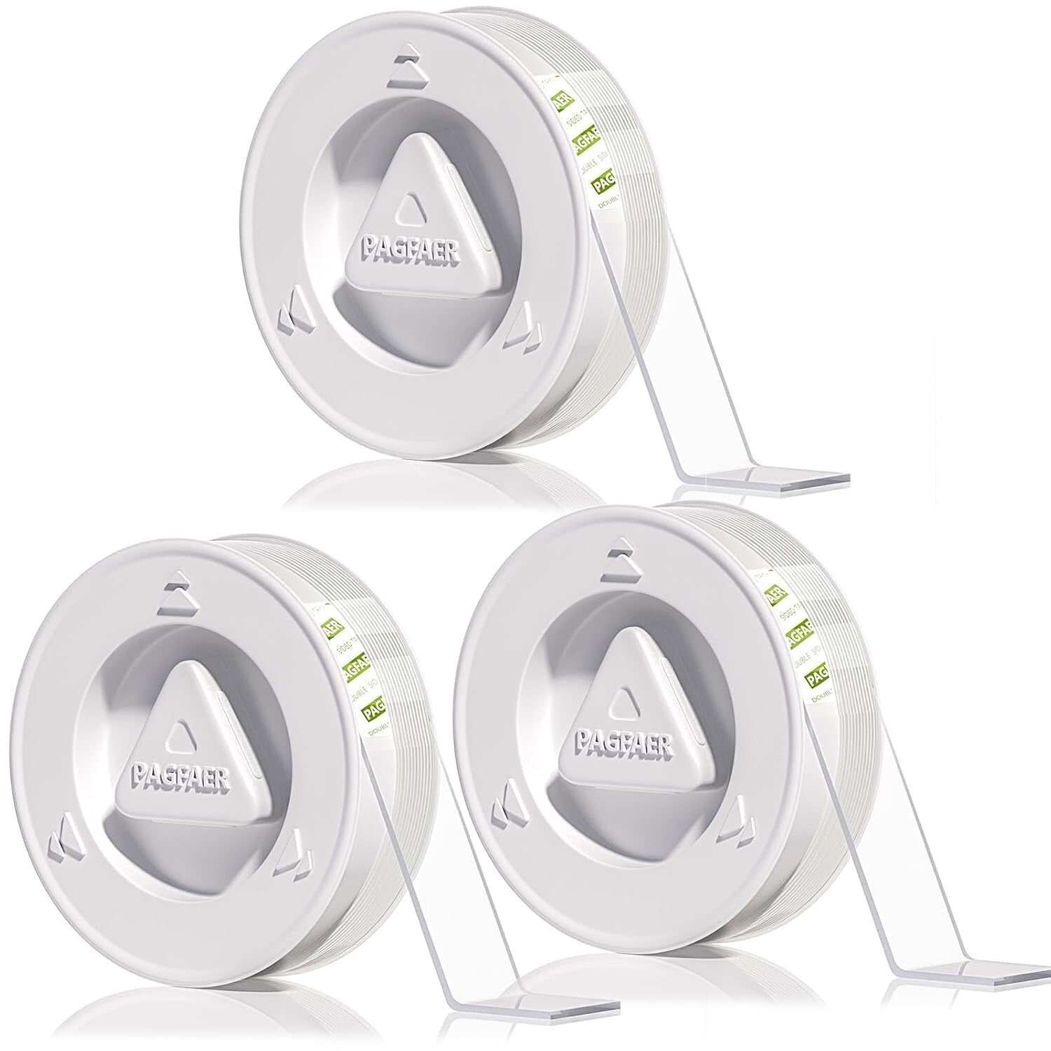 Nano Adhesive Double Sided Tape, 16.4FT in 3pcs - Ideal for Wall & Office Use