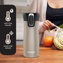 Load image into Gallery viewer, Sleek 2-Pack Insulated Travel Mugs with Leak-Proof Lids &amp; Dishwasher-Safe Design