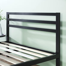 Load image into Gallery viewer, Modern King Bed Frame with Headboard - Sturdy Metal Design for Effortless Sleep