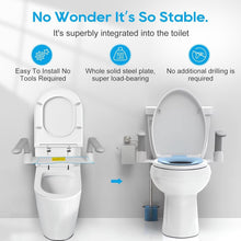 Load image into Gallery viewer, Heavy Duty, Foldable Toilet Rails for Elderly - Safety Assist up to 520 lbs