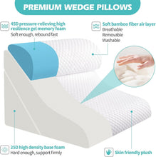 Load image into Gallery viewer, Multifunctional Orthopedic Wedge Pillow Set - 3pcs Adjustable Comfort Solution