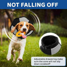 Load image into Gallery viewer, Breathable Soft Pet Cone for Large Dogs - Post-Surgery Adjustable Collar