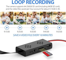 Load image into Gallery viewer, Discreet 4K High-Definition Mini Surveillance Camera with 64G SD Card Included