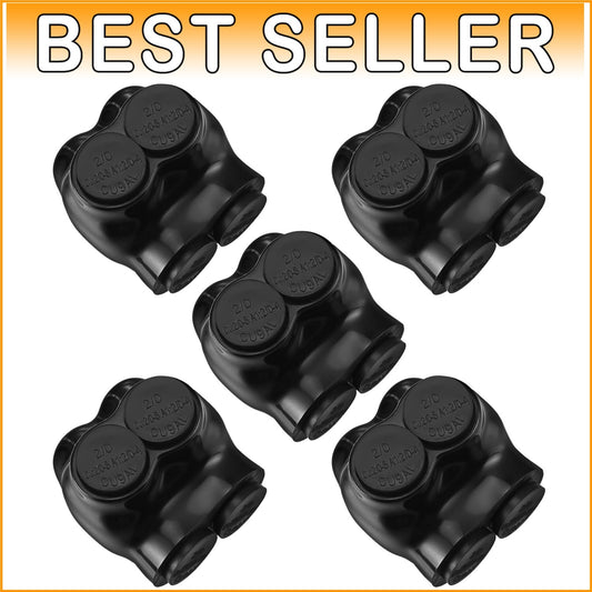 Premium 5-Pack Multi Cable Connectors with Insulation - Ideal for Professionals