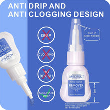 Load image into Gallery viewer, 2 Sets Strong Nail Adhesive and Rapid Remover for Professional Quality Nails
