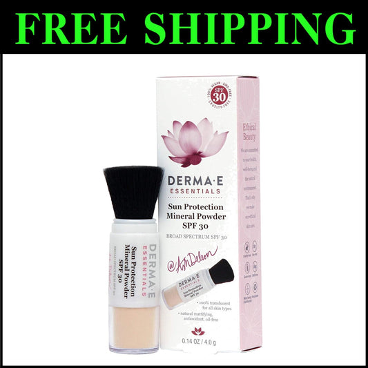 Mineral Powder Sunscreen SPF 30 - Translucent Matte Finish for All Skin Types