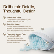 Load image into Gallery viewer, Full Body Support Pillow 18x52 for Pregnancy &amp; Side Sleepers - Cool+ Adjustable