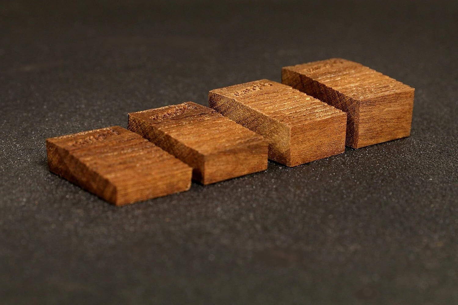 Floyd Rose Tremolo Setup Blocks - Mahogany Wedge Set for Easy Adjustments