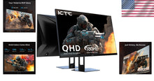Load image into Gallery viewer, Premium 27" Fast IPS Gaming Monitor 1440p, 180Hz, FreeSync &amp; G-Sync Ready