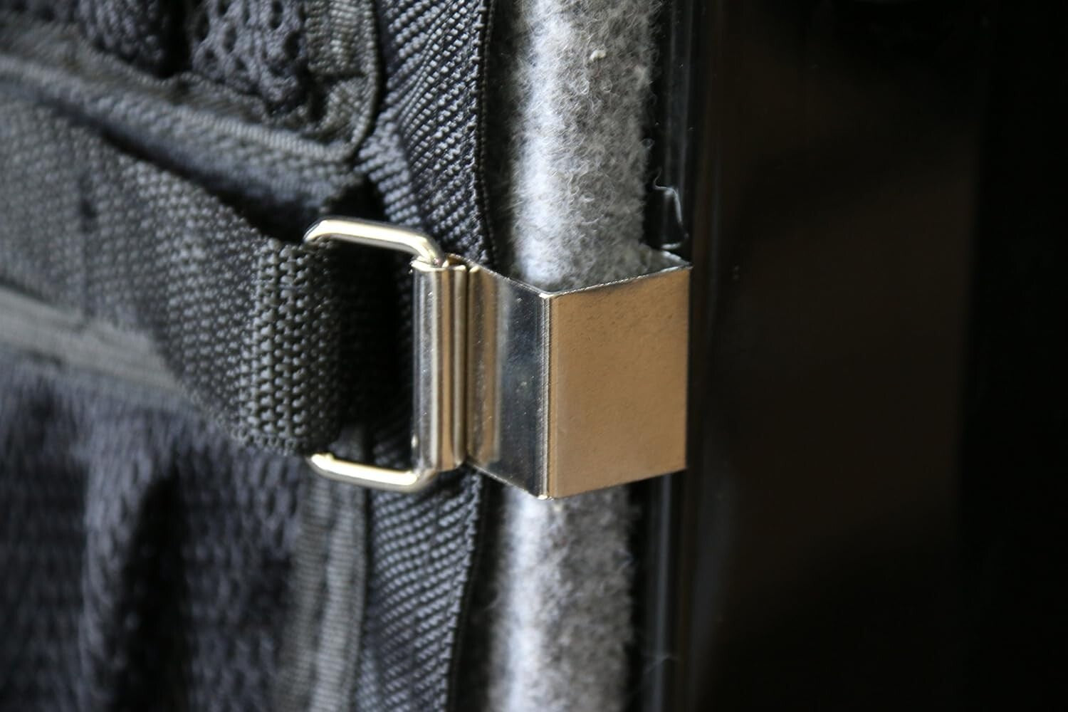 Elegant Gun Safe Door Organizer with 15 Pockets, Easy Installation, Black Finish