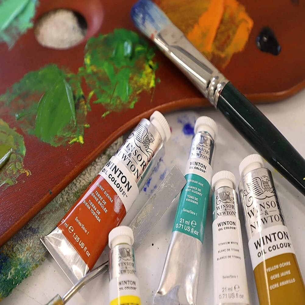 Winton Oil Paints - 10 x 1.25oz Bottles for Creative Expression, Great Coverage