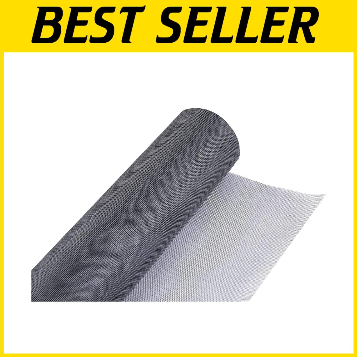 Durable Silver Grey Fiberglass Screen Roll for Custom Window & Door Screening