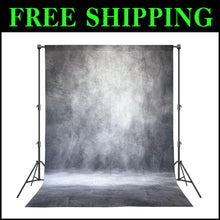 Load image into Gallery viewer, Premium Grey Photography Backdrop with Roller Pocket - 8x10 Professional Quality