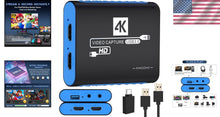 Load image into Gallery viewer, Versatile HDMI Capture Card for Streaming &amp; Recording - Mac &amp; Windows Compatible