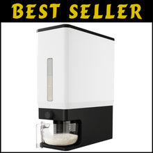Load image into Gallery viewer, BPA-Free Grain Dispenser with Push-Button Seal - Ideal for Pantry Organization