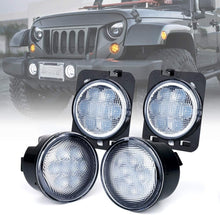 Load image into Gallery viewer, LED Light Upgrade for 2007-2018 Jeep Wrangler JK - Waterproof &amp; Easy Install
