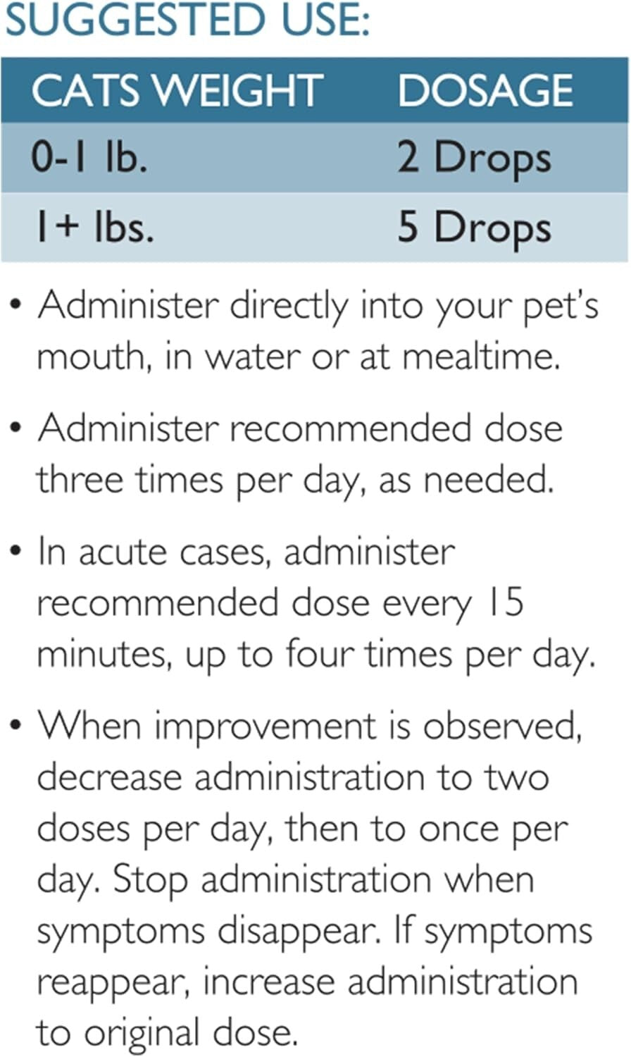 Gentle Digestive Care Drops for Cats - 60ml Natural Constipation & Diarrhea Aid