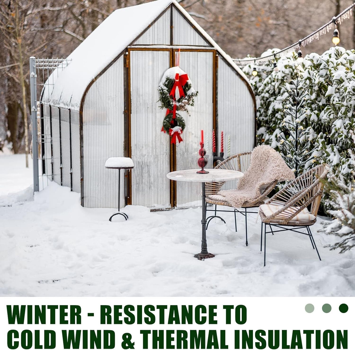 Versatile Clear Polycarbonate Panels - 5-Pack UV Protected & Easy to Install