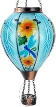 Load image into Gallery viewer, Colorful Solar Hot Air Balloon Garden Light with Flame for Magical Ambiance