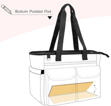 Load image into Gallery viewer, Versatile Teacher Tote with Protective Laptop Layer - Ideal for Work &amp; Travel