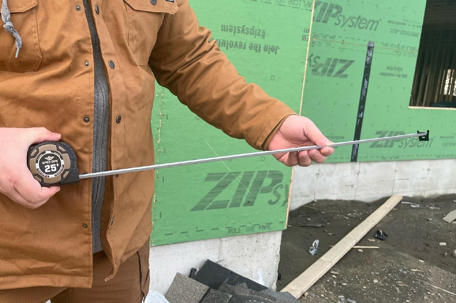 Elite 25-Foot Tape Measure - Dual-Sided Blade & Military-Grade Durability 2-Pack