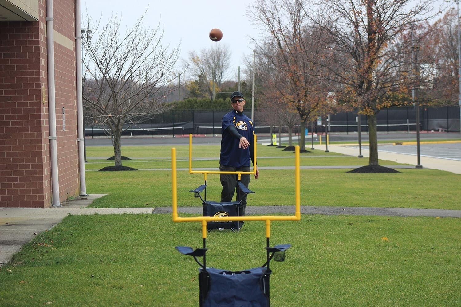 Backyard Football Game Set with Comfortable Camping Chairs - Year-Round Fun