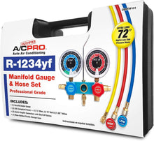 Load image into Gallery viewer, Essential Car A/C Recharge Kit - R-1234yf Gauges &amp; Hoses for DIY Maintenance
