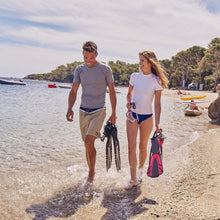 Load image into Gallery viewer, Premium Cozumel Snorkeling Mask, Seabreeze II Snorkel &amp; Comfortable Fins