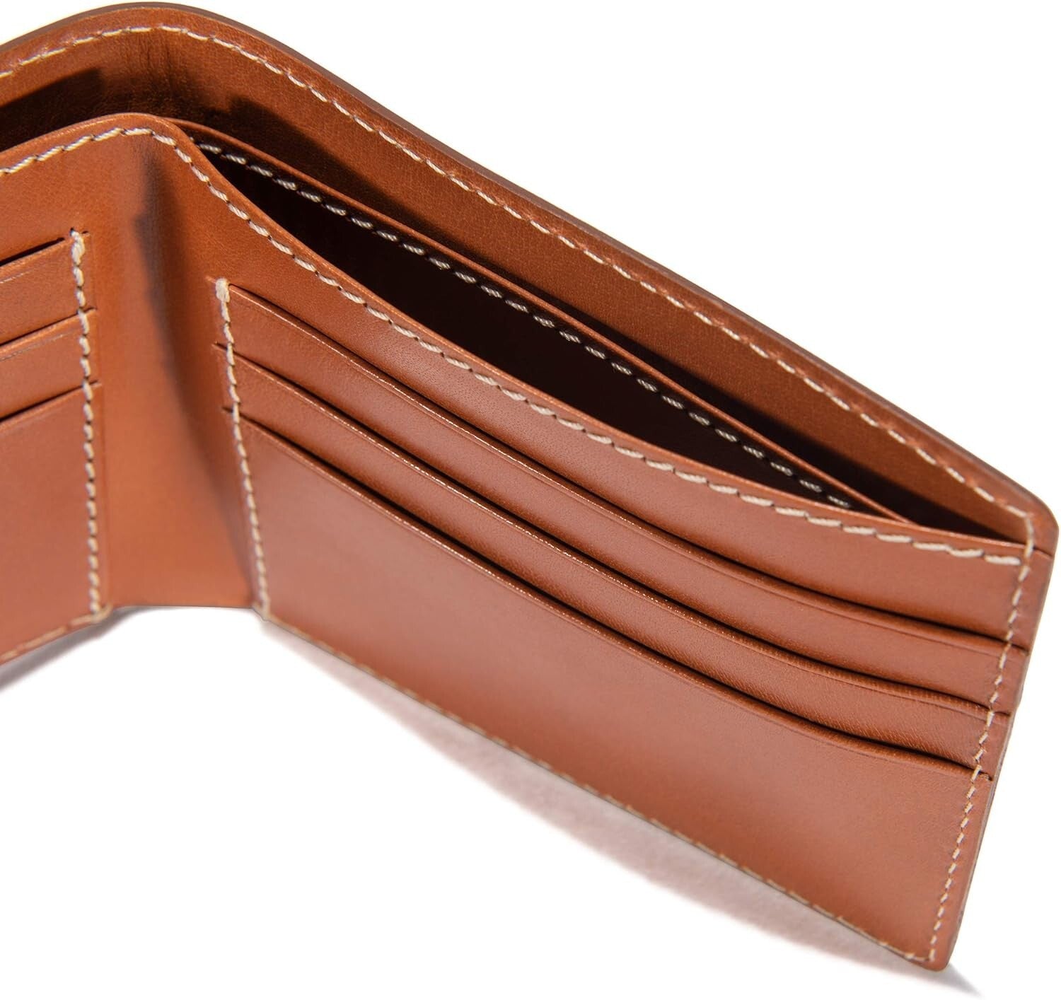 Elegantly Crafted Men's Billfold Wallet with Six Card Slots and Divider