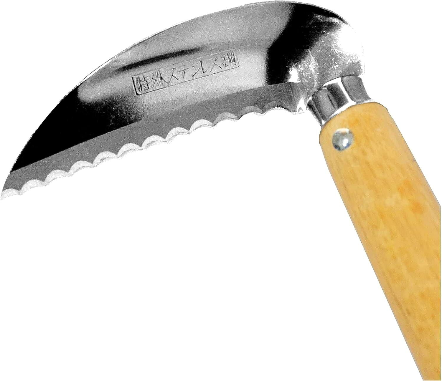 42-3/4" Japanese Long Handle Weeder - Heavy-Duty Stainless Steel Gardening Tool