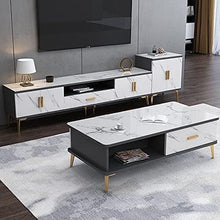 Load image into Gallery viewer, Glossy Marble Peel and Stick Wallpaper - Gray/White Durable Countertop Film