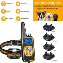 Load image into Gallery viewer, Multi-Dog Training Collar Kit: Waterproof Remote with Beep, Vibration, Shock