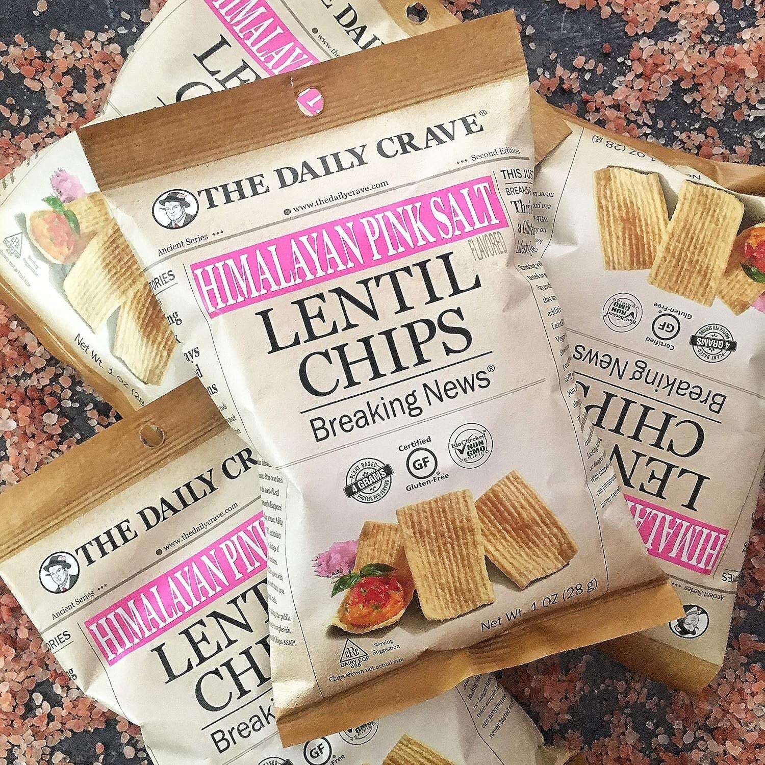 6-Ounce Gluten-Free Lentil Chips – Multipack of 4 for Guilt-Free Snacking
