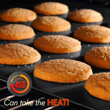 Load image into Gallery viewer, Deluxe 8-Piece Non-Stick Baking Set with Silicone Handles - Oven Safe to 446°F