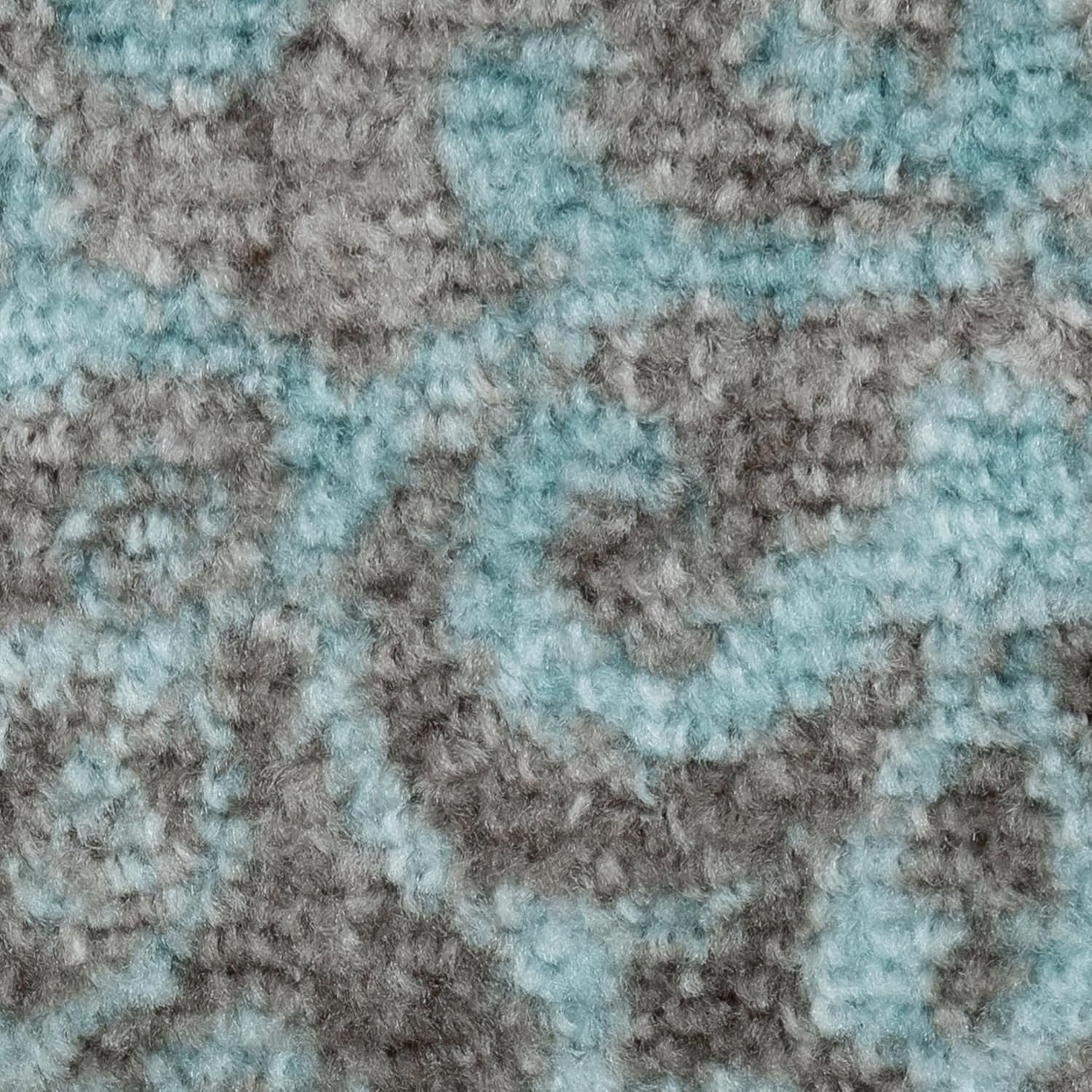 Stain-Resistant Blue/Grey Rug 5'x7' - Non-Slip & Stylish for Indoor Spaces
