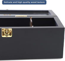 Load image into Gallery viewer, Elegant Baseball Bat Display Case with Wooden Frame &amp; UV Protection - Wall Mount