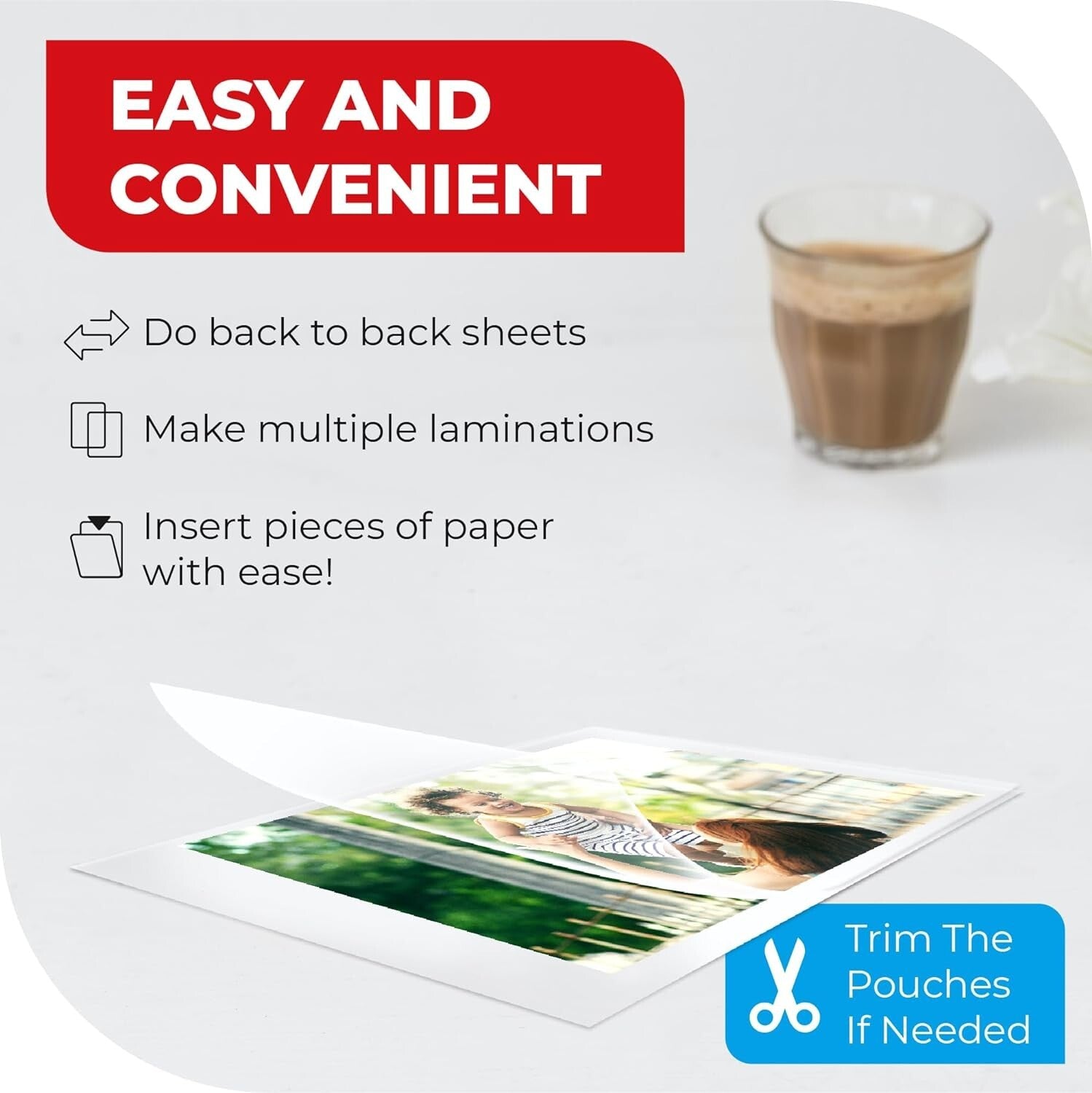 Professional Quality 5MIL Thermal Laminating Sheets - Ideal for Home & Business