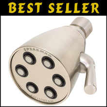 Load image into Gallery viewer, Elegant Brass Anystream Adjustable Shower Head - Brushed Nickel Finish