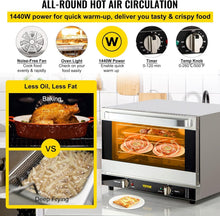 Load image into Gallery viewer, 3-Tier 19Qt Baking Oven with Hot Air Circulation - Ideal for Home &amp; Commercial