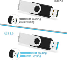 Load image into Gallery viewer, Magnetic-Proof USB 3.0 Flash Drive Pack - 10 Pieces, 32GB Each in Mixed Colors