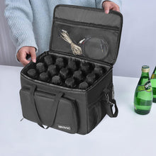 Load image into Gallery viewer, Lightweight Oxford Microphone Carrying Case with 15 Slots and Foam Interior