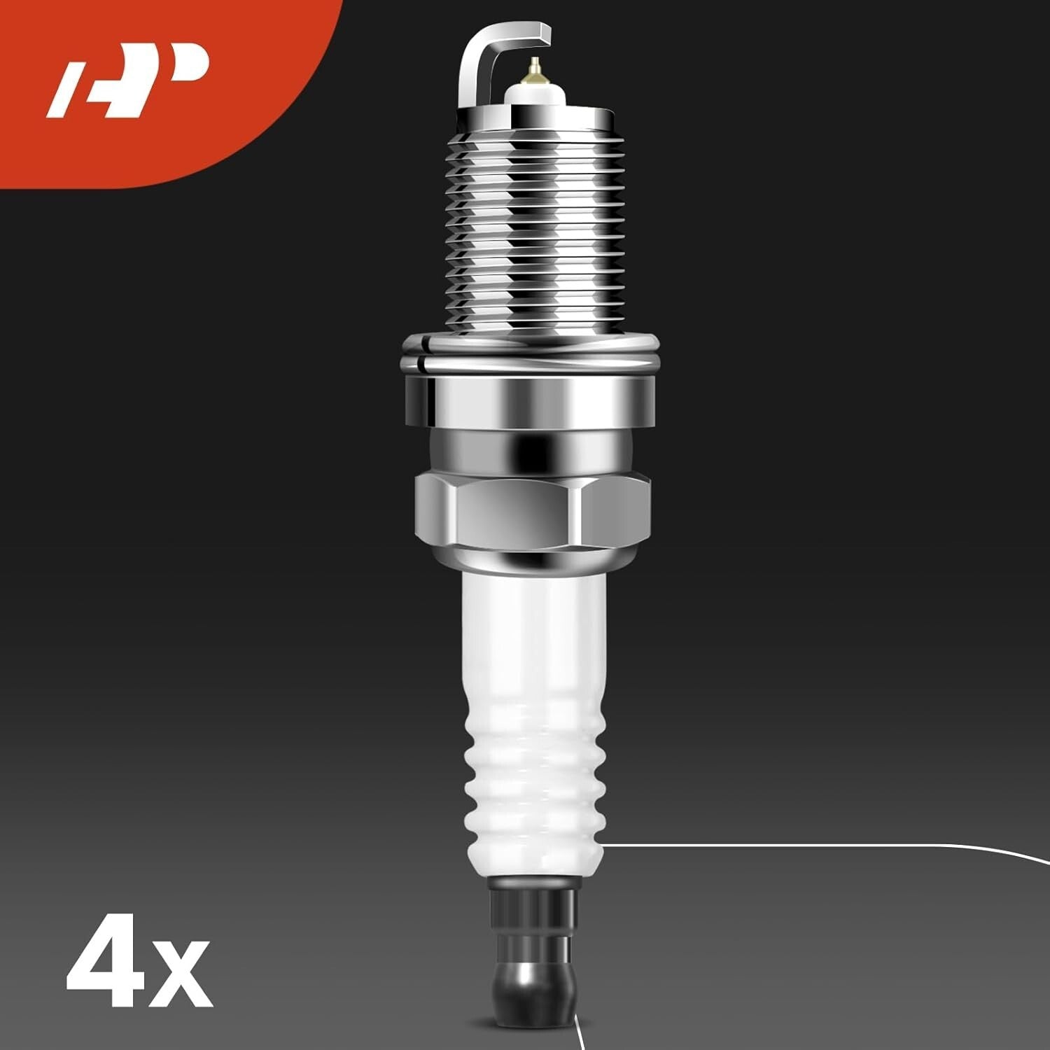 Enhanced Performance Ignition Coil Pack & Iridium Spark Plugs for Hyundai Accent